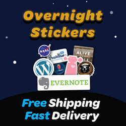 Promotional Sticker Affiliate Program, Overnight Stickers with Versa Marketing Agency